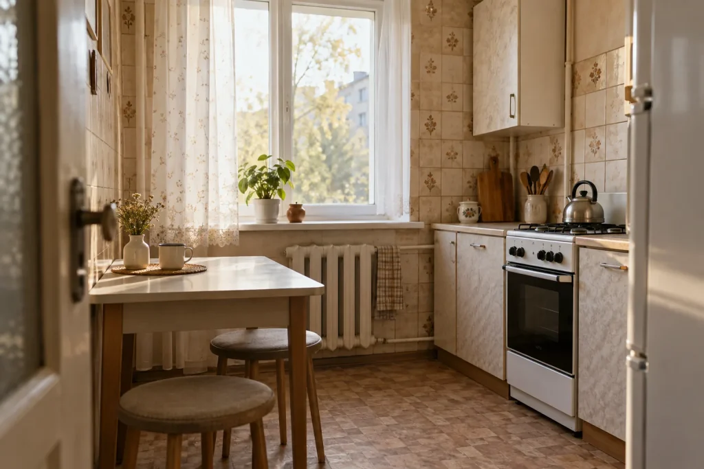 Старая кухня: продать квартиру без ремонта или сделать ремонт