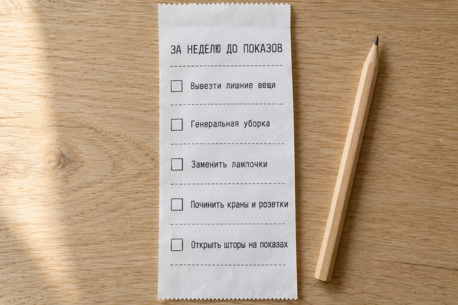 Подготовка квартиры к продаже за неделю без ремонта