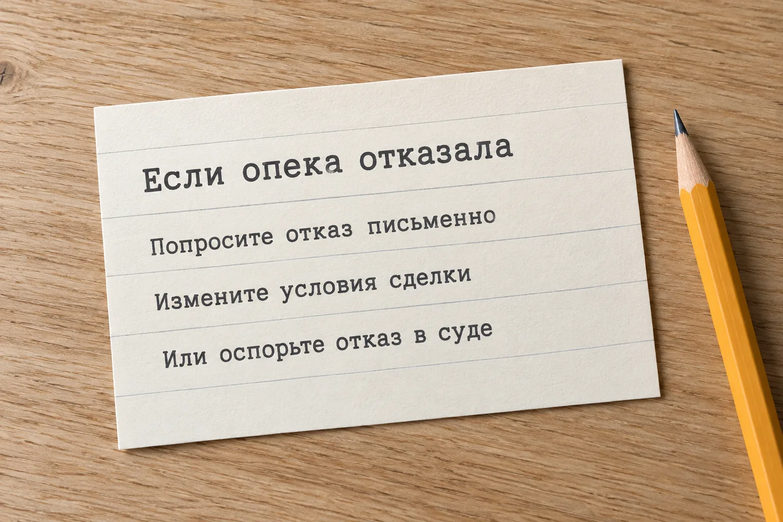 Что делать, если опека отказала в продаже квартиры