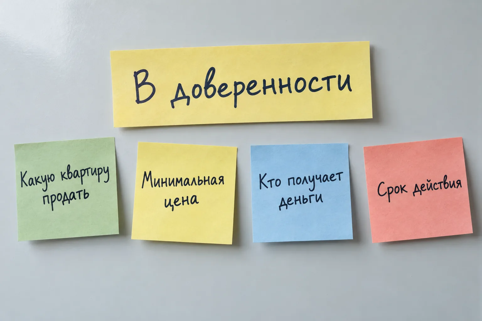 Что написать в доверенности на продажу квартиры