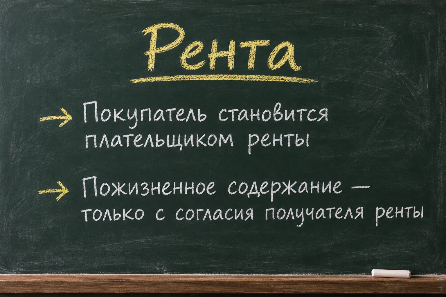 Продажа квартиры с рентой