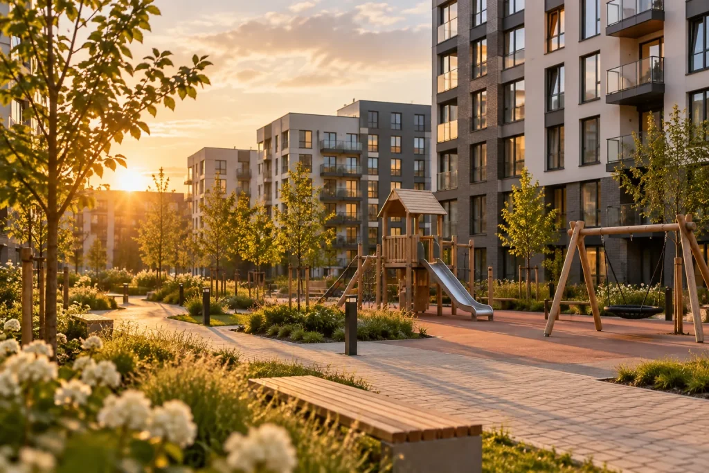 Двор новостройки: как продать квартиру в новостройке