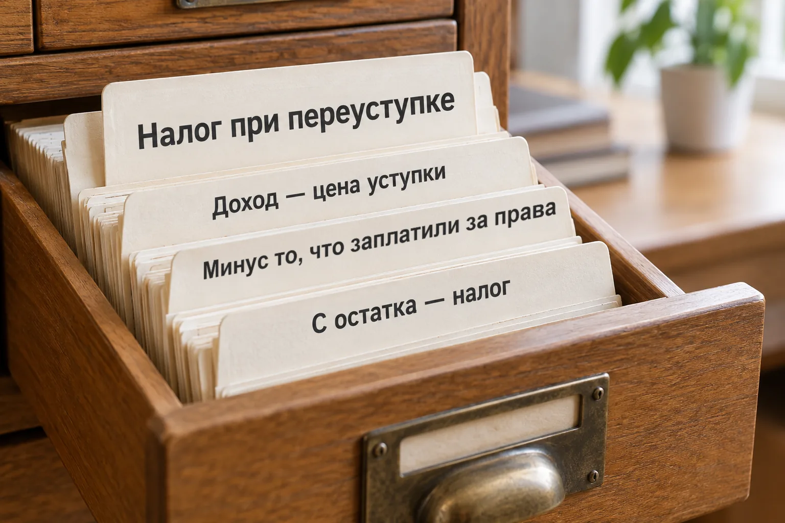 Как считается налог при переуступке квартиры