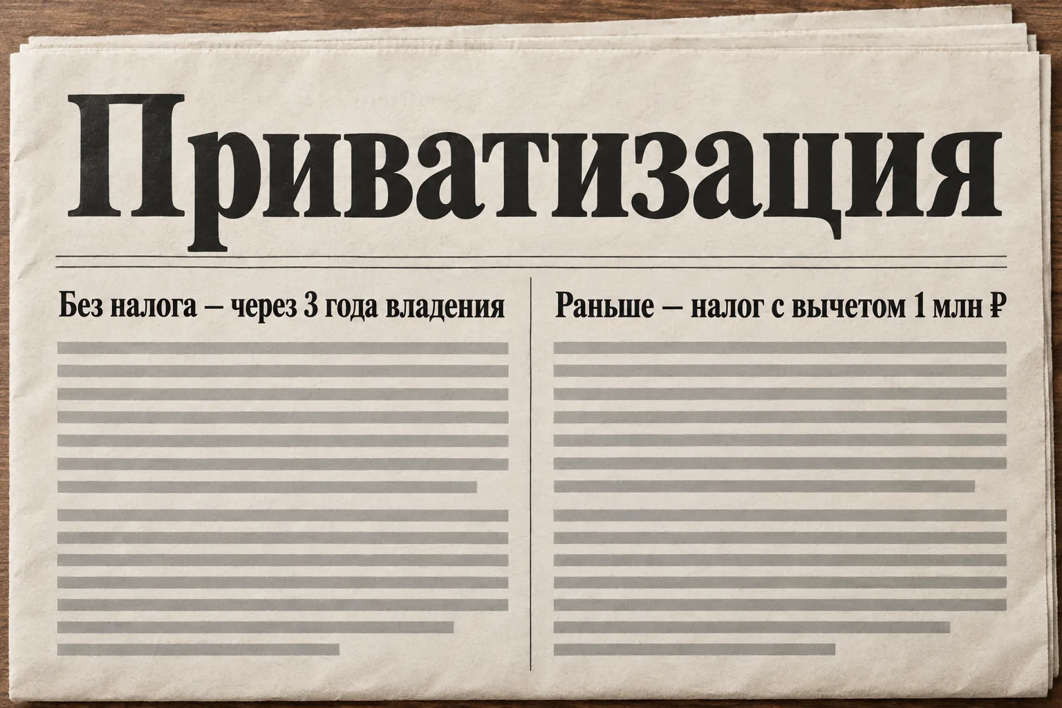 Приватизированная квартира: продажа без налога через 3 года