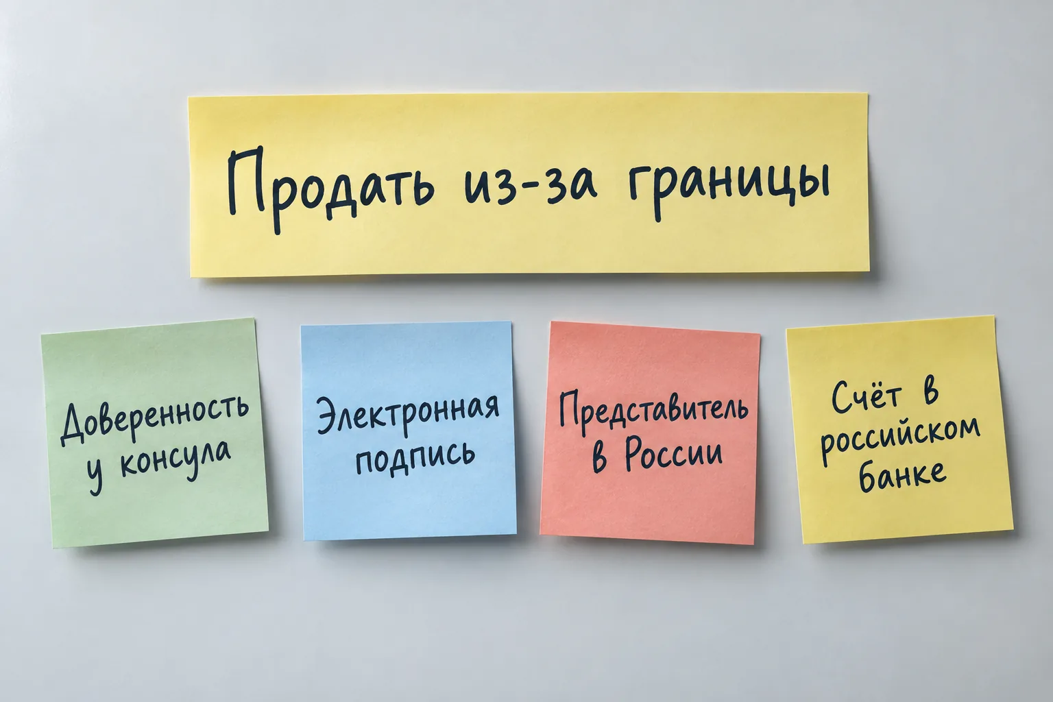 Как продать квартиру, находясь за границей