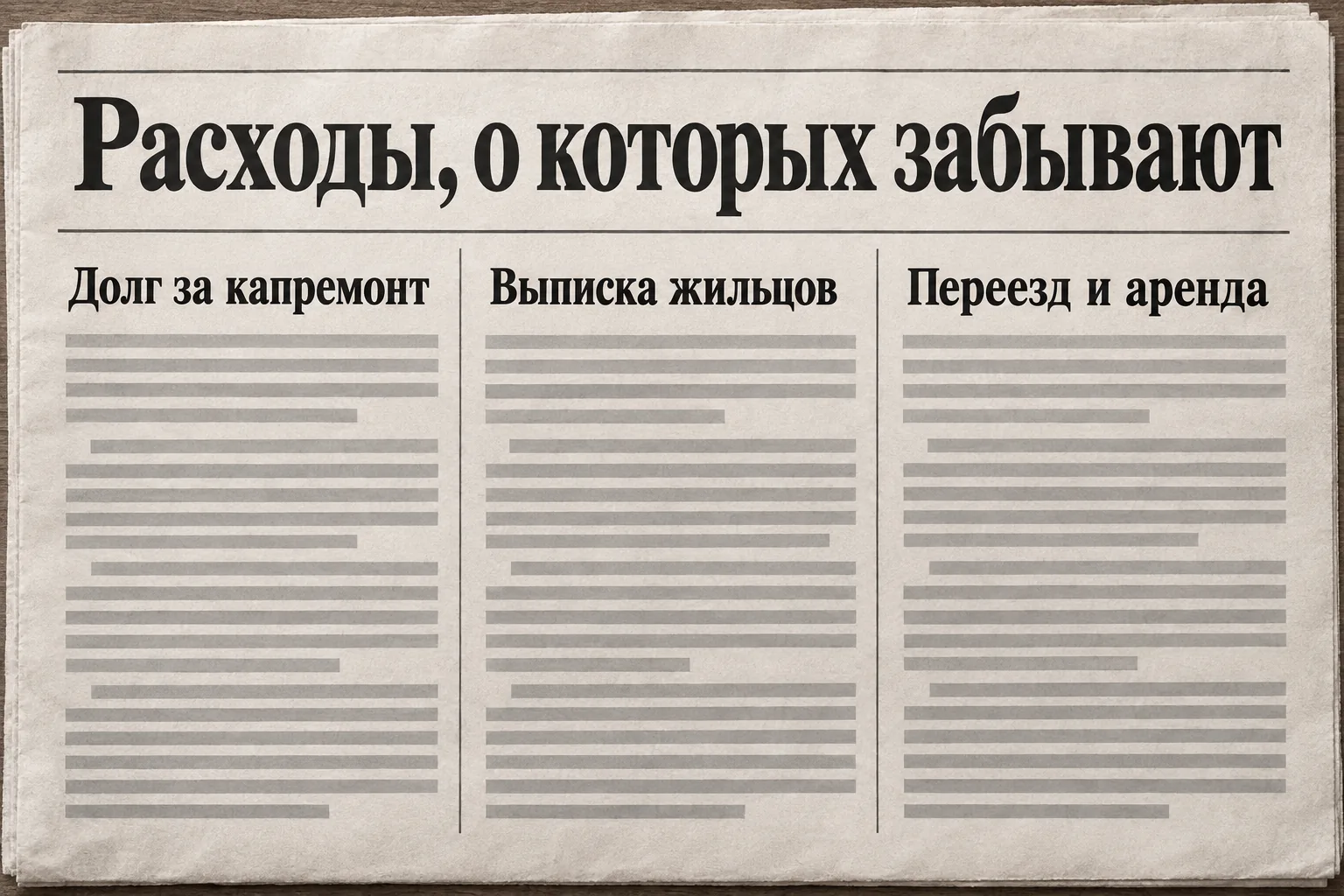 Неочевидные расходы при продаже квартиры